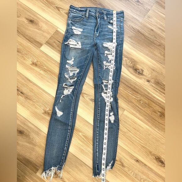 AMERICAN EAGLE OUTFITTERS Hi-Rise Jeggings Size 4 - Picture 5 of 8